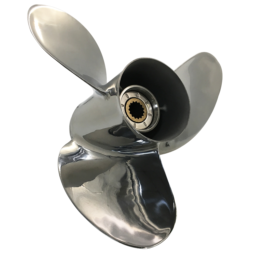 3 Blades STAINLESS STEEL Propeller MARINE PROPELLER Mathed for SUZUKI DF90 115 DF140HP 13 7/8X19 OUTBOARD PROPELLER