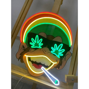 로고 디자인 연기 가게 Led 라이트 업 사인 네온 사인 디자인 광고 주문 상점 비즈니스 장식을위한 연기 가게 네온 빛 - Product Image 1