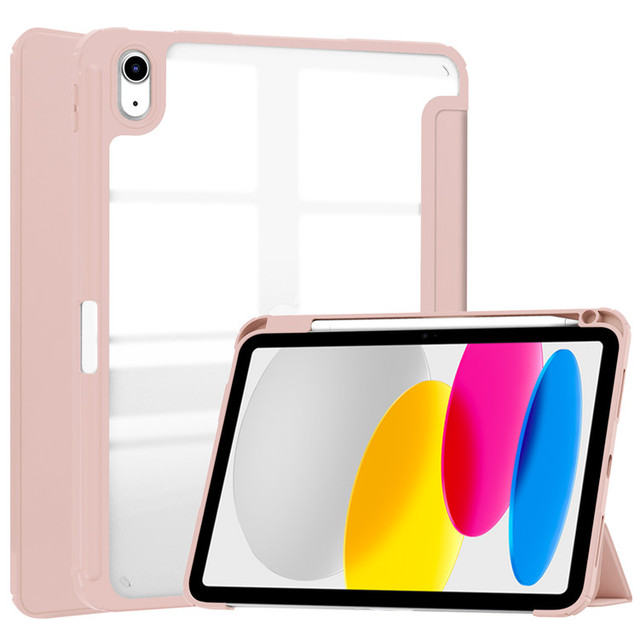 PU PC TPU Leather Tablet Cover Durable Protective Case for iPad 10th Generation 10.9 Inch Modern Style