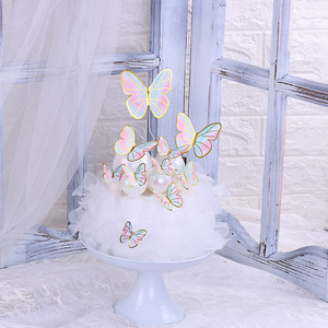 Adorno <span class=keywords><strong>de</strong></span> Pastel <span class=keywords><strong>de</strong></span> Mariposa Cola <span class=keywords><strong>de</strong></span> Golondrina 2D Impermeable, Mariposas Rosas y Doradas <span class=keywords><strong>para</strong></span> <span class=keywords><strong>Decoración</strong></span> <span class=keywords><strong>de</strong></span> Pasteles <span class=keywords><strong>de</strong></span> Cumpleaños <span class=keywords><strong>de</strong></span> Princesa y Bodas - Product Image 5