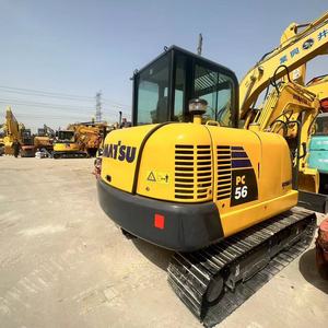 Excavadora Komatsu PC56 Usada de 5.6 Toneladas, en Buen Estado, Modelo Popular en Japón, Disponible en Stock - Product Image 2