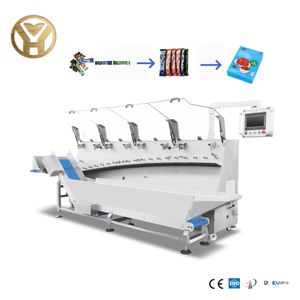 YH 자동 파우치 백 사셰 스틱 공급기 분류기 무질서한 분류 카운팅 기계 (종이, 플라스틱, 식품용) - Product Image 1