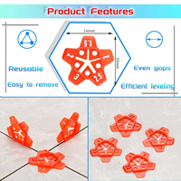 Système de nivellement de carreaux en plastique de style moderne de haute qualité avec système d'espacement multifonctionnel pour carreaux