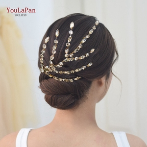 YouLaPan HP902 Elegante Fascia <span class=keywords><strong>per</strong></span> Capelli con Strass, Accessorio <span class=keywords><strong>per</strong></span> Sposa, Copricapo Elegante <span class=keywords><strong>per</strong></span> Matrimonio, <span class=keywords><strong>Accessori</strong></span> <span class=keywords><strong>per</strong></span> Capelli Fatti a Mano <span class=keywords><strong>per</strong></span> <span class=keywords><strong>Damigelle</strong></span> - Product Image 6