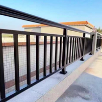 Système de garde-corps pour balcon, escalier et terrasse en acier galvanisé, fer et aluminium, anti-corrosion, pour intérieur, avec couleur personnalisée