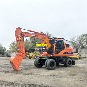 Doosan มือสองเครื่องขุด DH140W-7ชนิดล้อเครื่องจักรก่อสร้างถังมือสองเครื่องขุดไฮดรอลิก - Product Image 6