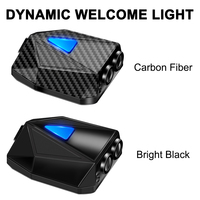 Projecteur LED sans fil PEL pour portière de voiture avec logo personnalisé, lampe de bienvenue pour accessoires de voiture, décoration intérieure