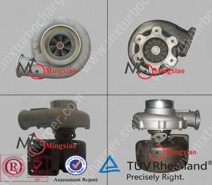 Turbocompresseur S3B (N° de pièces) 3593894, 4033286, 51.09100-7435) pour moteurs de camions MAN TGA (D2876LF02 Euro 2 / D2866LF31 F2000) - Product Image 1
