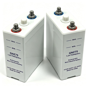 KPM75 IEC60623แบตเตอรี่อัลคาไลน์นิกเกิลแคดเมียม (NiCd) 75AH 1.2V แบบชาร์จไฟได้ GNZ75ปานกลาง - Product Image 3