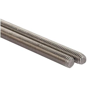 Tige filetée complète M12 M16 en acier inoxydable 304 zingué, barre filetée fine et robuste pour la fixation - Product Image 1
