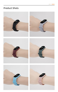 Correas de Silicona para Reloj Inteligente MiBand 5 6 <span class=keywords><strong>7</strong></span>, Accesorios para Reloj, Pulsera, Brazalete, Venta al Por Mayor de Fábrica Mijobs - Product Image 5