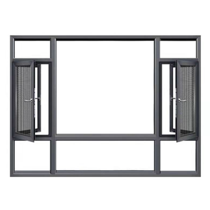 Alta Qualidade Vidro Duplo Alumínio Janelas Grelhadores De Segurança Com Vidro Duplo Janela Deslizante Nfrc As2047 <span class=keywords><strong>Mosquito</strong></span> <span class=keywords><strong>Net</strong></span> para Villa - Product Image 2