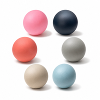 Ballon de Pilates personnalisé avec logo - Ballon d'exercice de yoga gonflable en PVC de 20 cm avec pompe pour l'entraînement en studio - Fabricant en gros