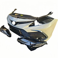 Parachoques delantero equipado con ventiladores de refrigeración para Toyota Camry Compatible con recortes de parachoques de luz antiniebla Parachoques nuevos y usados