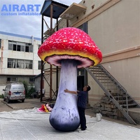 Meilleures ventes : Accessoires de fête, champignons rouges gonflables, décorations publicitaires en forme de grand ballon champignon gonflable