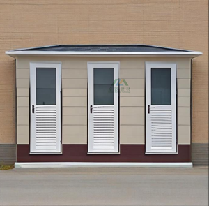 Contenedor de Baño Móvil de Acero, Estilo Industrial, Ecológico, Resistente y Portátil, para Exteriores, para 2-3 Personas, Baño Público - Product Image 5