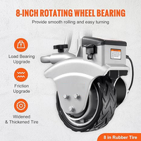 Chariot électrique pour remorque en acier, capacité 5000 lb, 12 V, hauteur réglable, 12 m, pour déplacer remorques, camping-cars, bateaux
