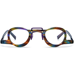 Monture de lunettes optiques en acétate Borregls pour femme, nouveau design 2025, petites lunettes ovales vintage, lunettes de vue rétro, lunettes optiques 19175 - Product Image 4