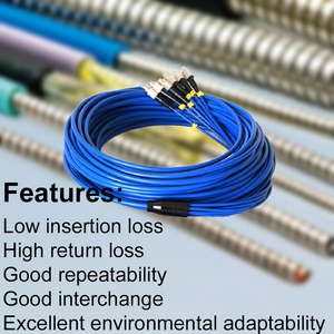 FTTH Simplex <span class=keywords><strong>3</strong></span>.0mm SM SC/UPC để SC/UPC bọc thép sợi quang vá dây - Product Image 4