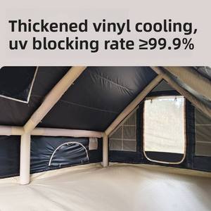 Structure familiale de luxe <span class=keywords><strong>pour</strong></span> 3-4 personnes en tissu Oxford avec une chambre <span class=keywords><strong>pour</strong></span> le glamping, tente gonflable <span class=keywords><strong>pour</strong></span> le camping en plein air - Product Image 4