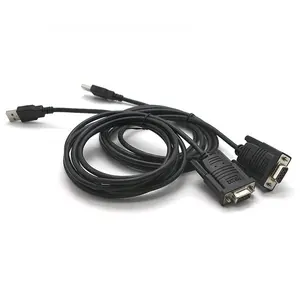 High Compatible USB to semenz plc programming null modem serial rs232 Rs422 convertor female db9 rs232 cable for 3210 pos