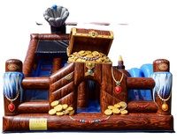 Collection 2026 Château gonflable pirate à louer, château gonflable pirate commercial à vendre et à louer pour les fêtes