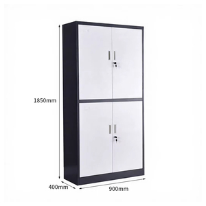 Commercial Steel Filing <b>Cabinet</b> Four Doors <b>Lockable</b> Adjustable Shelving Office Furniture for Home & Workshop Use - Product Image 2