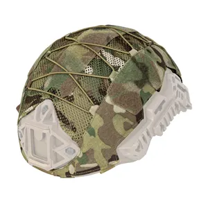 TOPTACPRO Original Camo Camouflage Tactical Hunting Gear Wendy Helmet Cloth Headwear Helmet Cover For Team Wendy Helmet