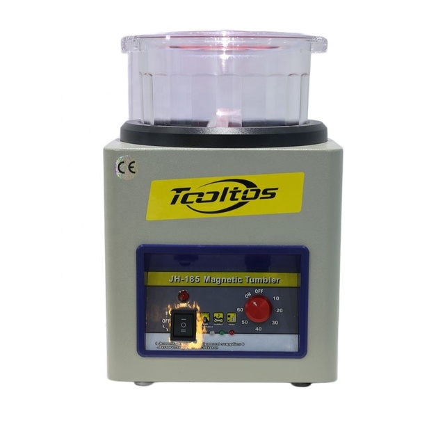 JH-185 Magnetic Polisher 2000 RPM Speed Bidirectional Rotation Mode for Metal Deburring
