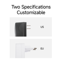 Adaptateur d'alimentation 4,5 V 1 A pour 3 piles AA, prise EU, remplace les piles pour guirlandes de Noël, décorations de porte, utilisation durable et sûre