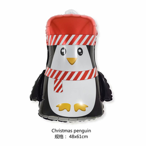 Nouveau Design Noël Ballon Articles <span class=keywords><strong>Le</strong></span> Père Noël et Wapiti Festival Fête Décoration De Noël Ours et Pingouin Ballons - Product Image 1