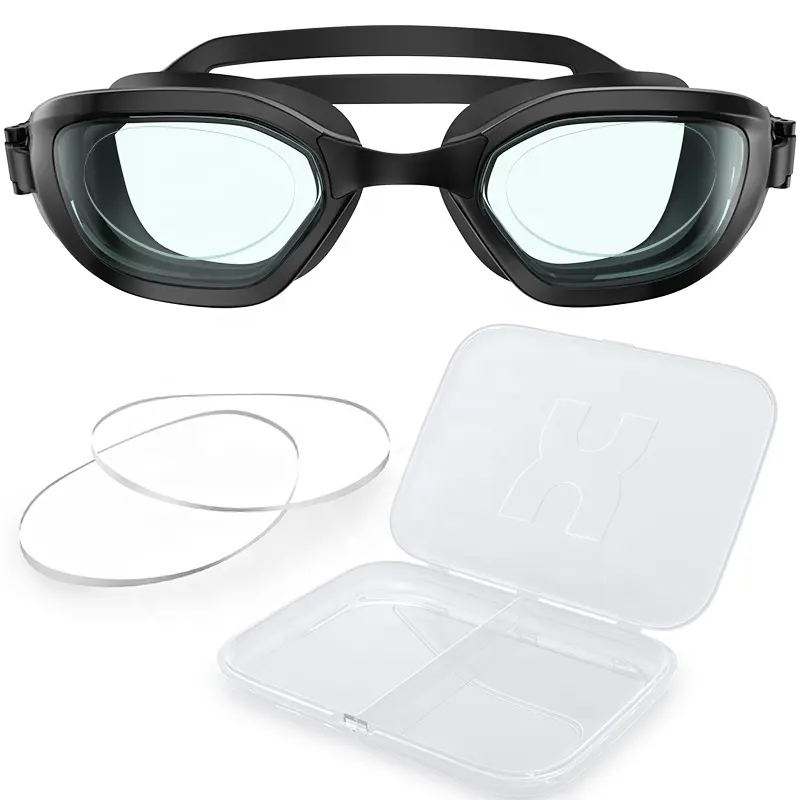 OEM 액체 실리콘 250 태양 근시 안경 패치 다이빙 클로즈업 수영 고글 여성 남성용 근시 광학 안경