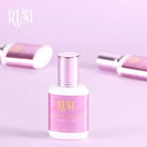 RISI Top Sale Strawberry Smell Liquid Gel Remover Eyelash Extensions Clear Private Label Lash Remover