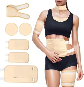 Adjustable Neck and Waist Wrap Compress Pad Organic Castor Oil Pack for Liver Detox