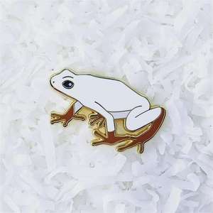 Mode Custom <span class=keywords><strong>Gold</strong></span> Metal Crafts Hersteller verschiedene süße Frucht <span class=keywords><strong>Kiwi</strong></span> Green Frog Pins benutzer definierte weiche Emaille Tier Pin Abzeichen - Product Image 6
