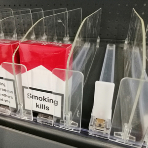 Personalized Embed Freezer Candy Bins Acrylic Display Cigarette Shelf Pusher - Product Image 3