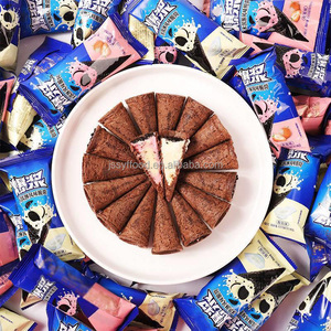 OEM giòn Burst bột giấy hợp chất kem sô cô la làm đầy kem sô cô la Cone Wafer Biscuit - Product Image 2