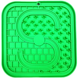 <span class=keywords><strong>Anti</strong></span> dérapant étanche silicone petit bol d'alimentation pour animaux de compagnie tapis d'alimentation chien chat <span class=keywords><strong>ennui</strong></span> anxiété réducteur tapis avec ventouses - Product Image 4