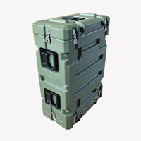Boîtier de montage en rack antichoc 4u rotomoulé IP65 pour l'extérieur de haute qualité