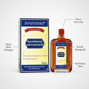Aceite <span class=keywords><strong>de</strong></span> Masaje Relajante Muscular Zourunan 50ml, Botella <span class=keywords><strong>de</strong></span> Vidrio Ámbar, Para Uso Externo en la Piel, Confort, Esencial para el Hogar, Venta al Por Mayor, OEM, Marca Privada - Product Image 4
