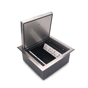IP66 Waterproof Floor <b>Socket</b> Box with Stainless Steel Lid and Recessed Power Outlet Design - Product Image 5