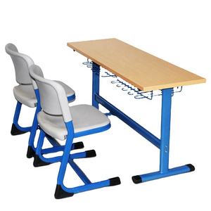 Escritorio y Silla Doble Moderna para Adultos, Mesa de Estudio Ajustable de Madera en Color <span class=keywords><strong>Blanco</strong></span> <span class=keywords><strong>Tiza</strong></span>, Según se Requiera - Product Image 6