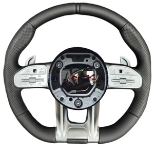 Volant de direction sport pour Mercedes Benz W205 C63 G63 E43 <span class=keywords><strong>SL</strong></span> ML <span class=keywords><strong>AMG</strong></span> GT G55 G500 E63 GLS45 A45 E63 Volant de direction - Product Image 5