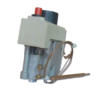 Vanne thermostatique pour gaz propane, mini thermostat de gaz, contrôle de sécurité électronique, vanne de contrôle de chaleur au gaz