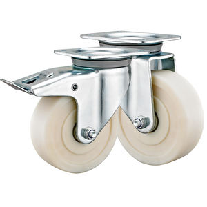 5''6''8 ''Europäischer Typ Hochleistungs-MC-Nylon-Nachlauf-Hochlast-Maschinen räder Industrielle Schwer last ausrüstung Nylon-Rad rolle - Product Image 4