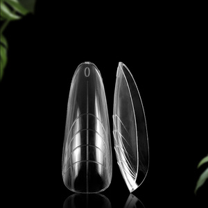 Nouveauté 2025 OEM, 140 pièces en gros, formes doubles carrées et ovales pour gel UV, pour extension d'<span class=keywords><strong>ongles</strong></span> rapide - Product Image 1