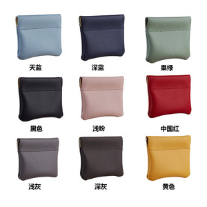 Metal spring clip coin purse, automatic closing Bluetooth earphone case, data <b>cable</b> storage bag, magic pocket customization. - Product Image 5