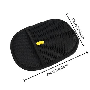 Gants de toilettage pour animaux de compagnie Whenpaw, poils doux noirs pour le toilettage des chiens et des chats, nettoyage domestique - Product Image 2