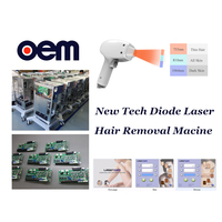 Machine d'épilation au laser 755 808 1064 Épilation au laser à diode