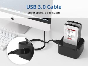 6FT <span class=keywords><strong>USB</strong></span> 3.0 Loại A Để Loại B Cáp Siêu Tốc Độ Cao Cho Máy In Màn Hình Docking Station Bên Ngoài Cứng Trình Điều Khiển Máy Quét <span class=keywords><strong>USB</strong></span> Hub - Product Image 5